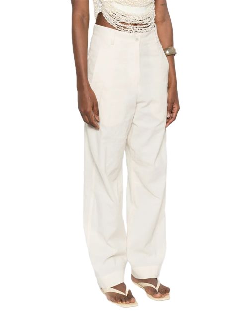 DRIES VAN NOTEN PINCKS PANT ecrù DRIES VAN NOTEN | 261-010976-31835 ECRÙ